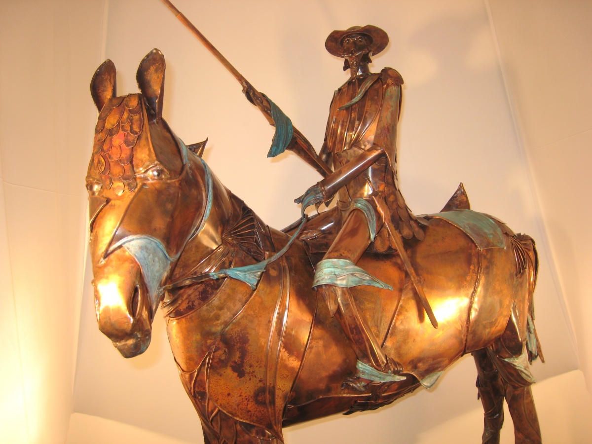 Le Retour de Don Quichotteh127-largeur50-long123cm Le Retour de Don Quichotteh