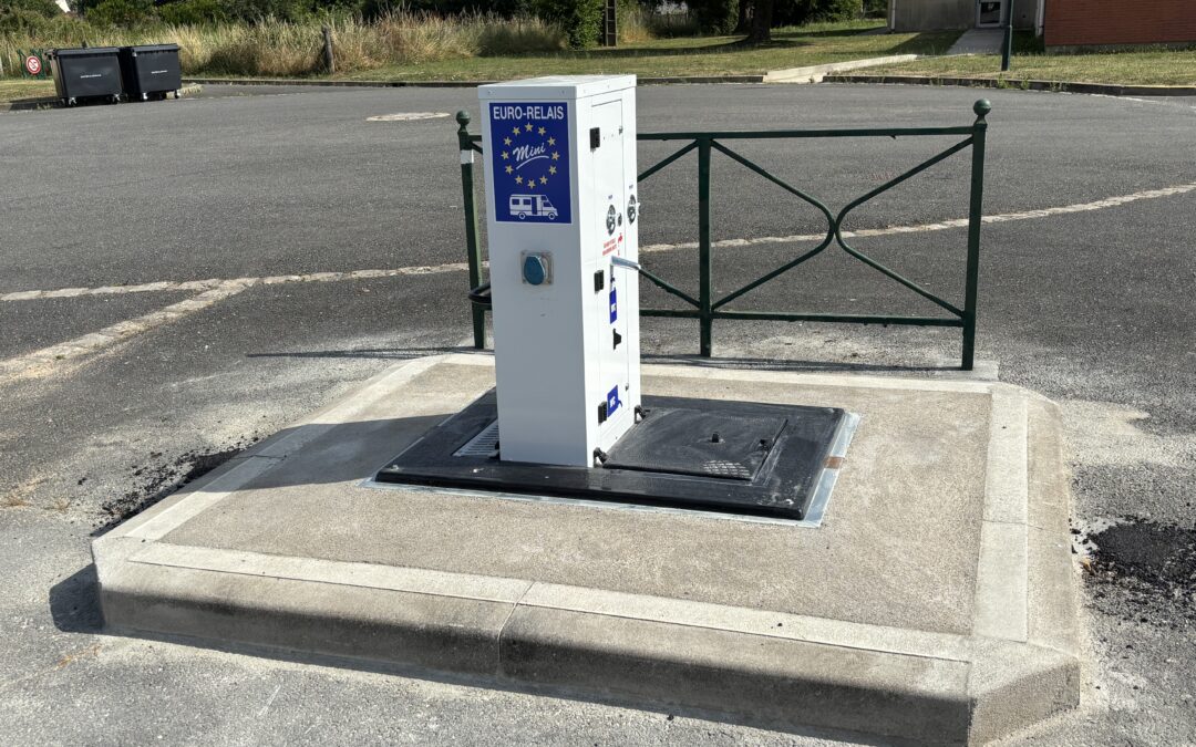 La nouvelle borne pour camping-cars est arrivée !